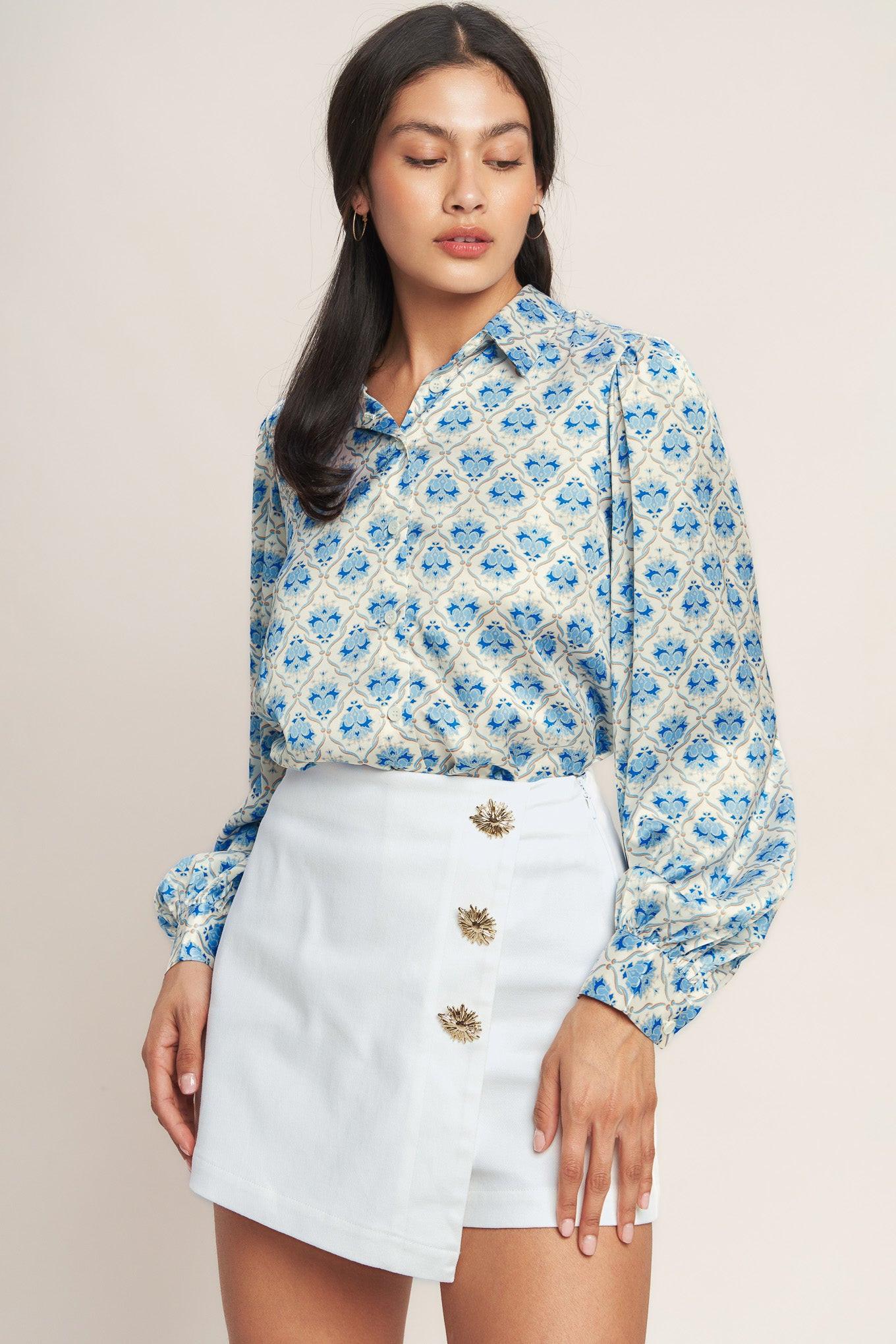 THE DETAILS MAKE IT WOVEN SKORT by Flying Tomato at Shirley Shoppe