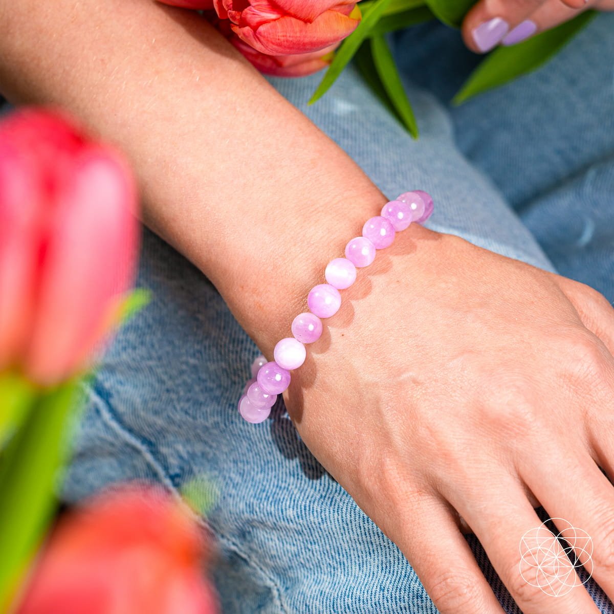 The Heart Reset - Rare Pink Kunzite Bracelet by Conscious Items at Shirley Shoppe