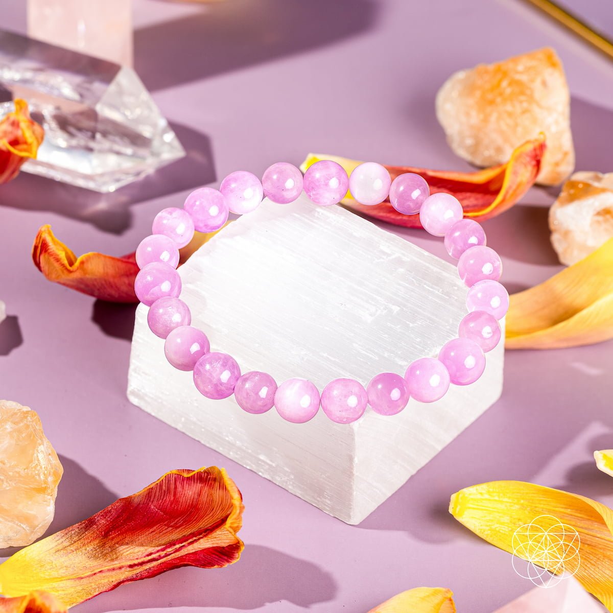 The Heart Reset - Rare Pink Kunzite Bracelet by Conscious Items at Shirley Shoppe