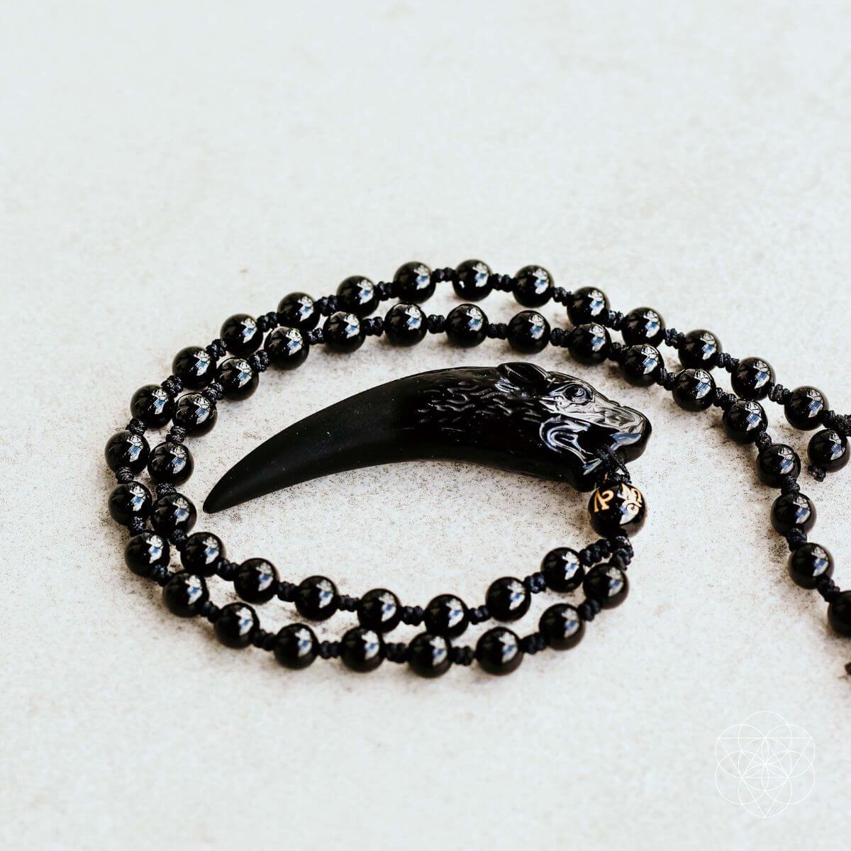 The Obsidian Wolf Pendant by Conscious Items at Shirley Shoppe