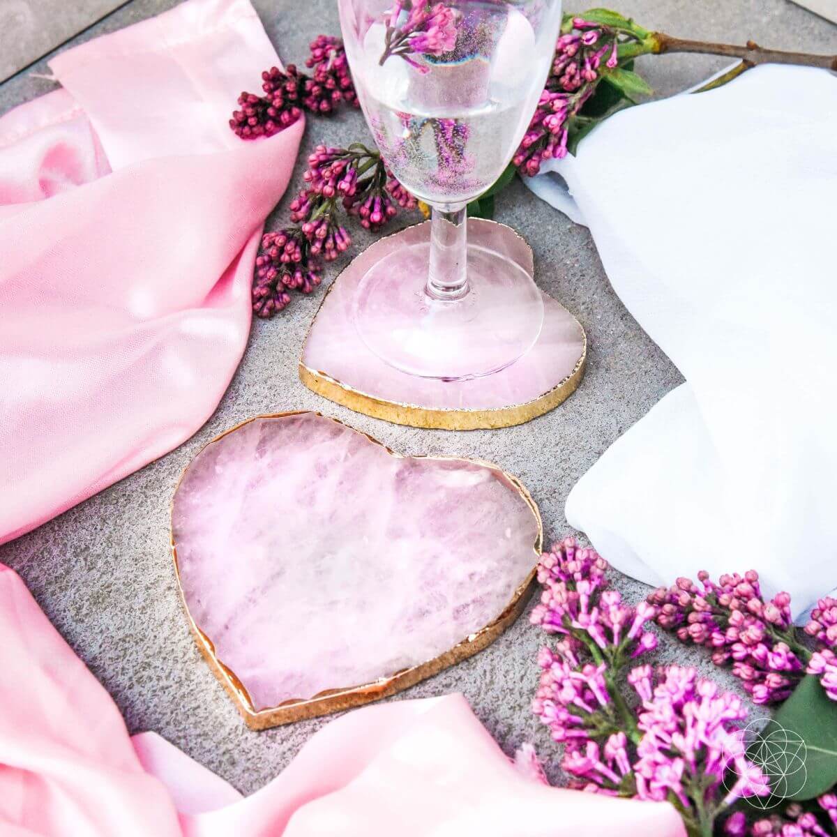 The Positive Energy Coasters (2 pcs) by Conscious Items at Shirley Shoppe