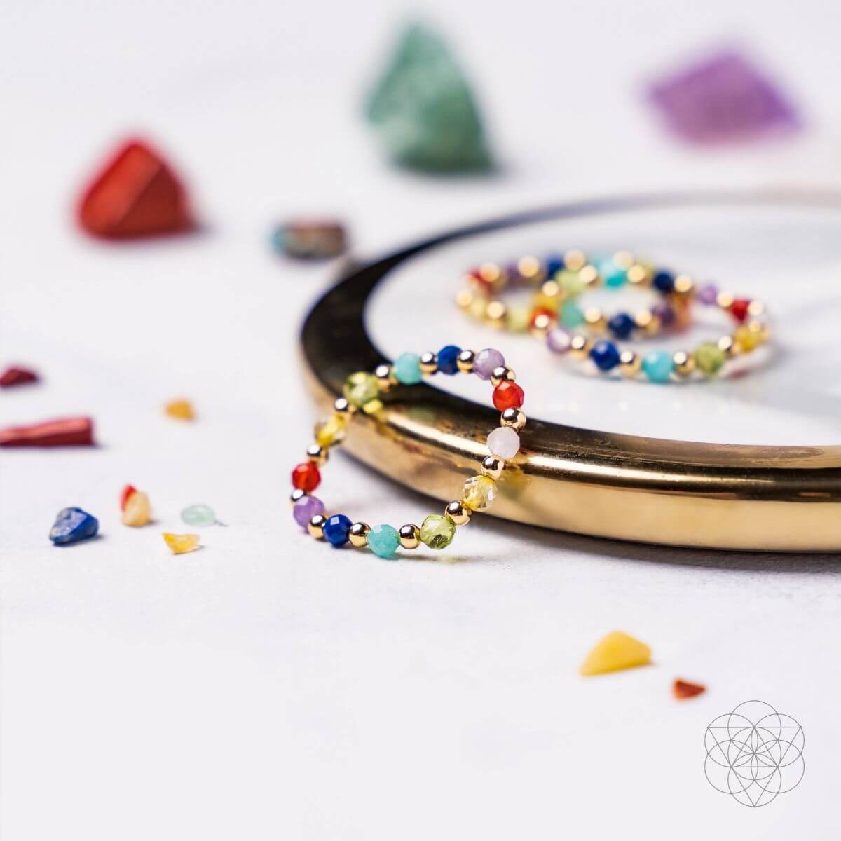 The Rainbow Freedom Rings by Conscious Items at Shirley Shoppe