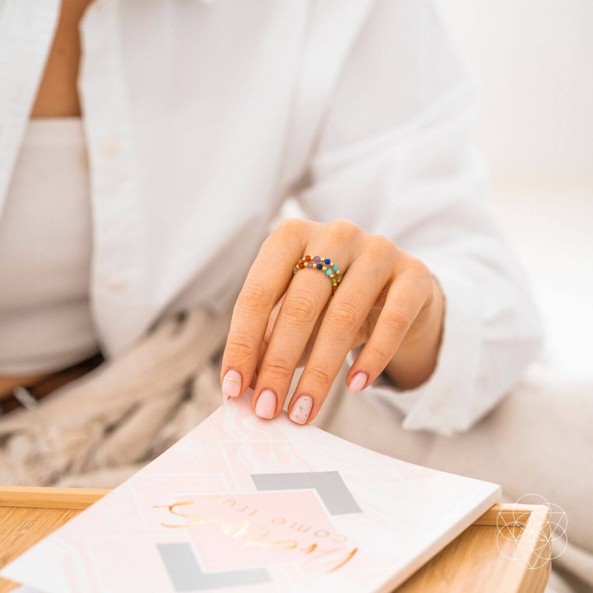 The Rainbow Freedom Rings by Conscious Items at Shirley Shoppe