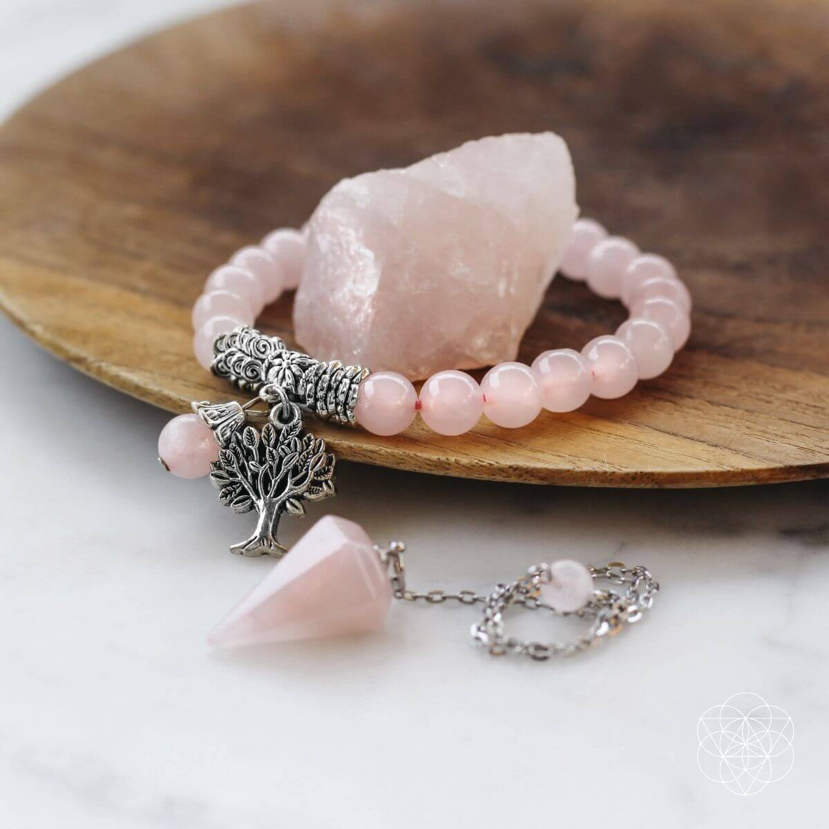 The Rose Quartz Healing Crystal Set by Conscious Items at Shirley Shoppe