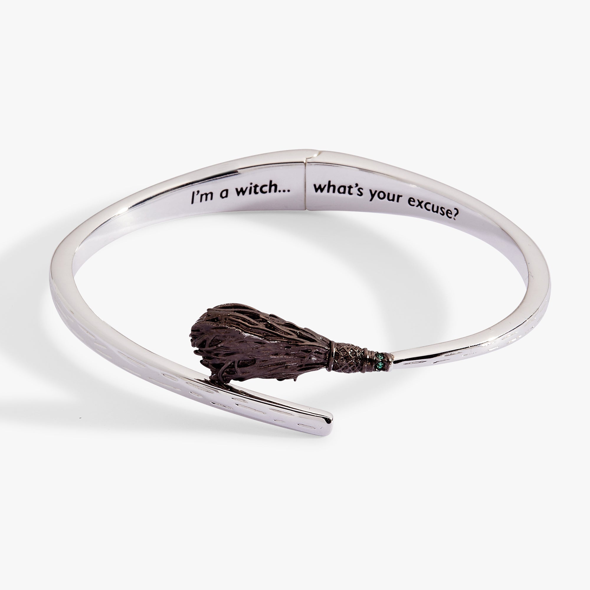 The Wizard of Oz™ Wicked Witch Broom Bypass Cuff by ALEX AND ANI at Shirley Shoppe