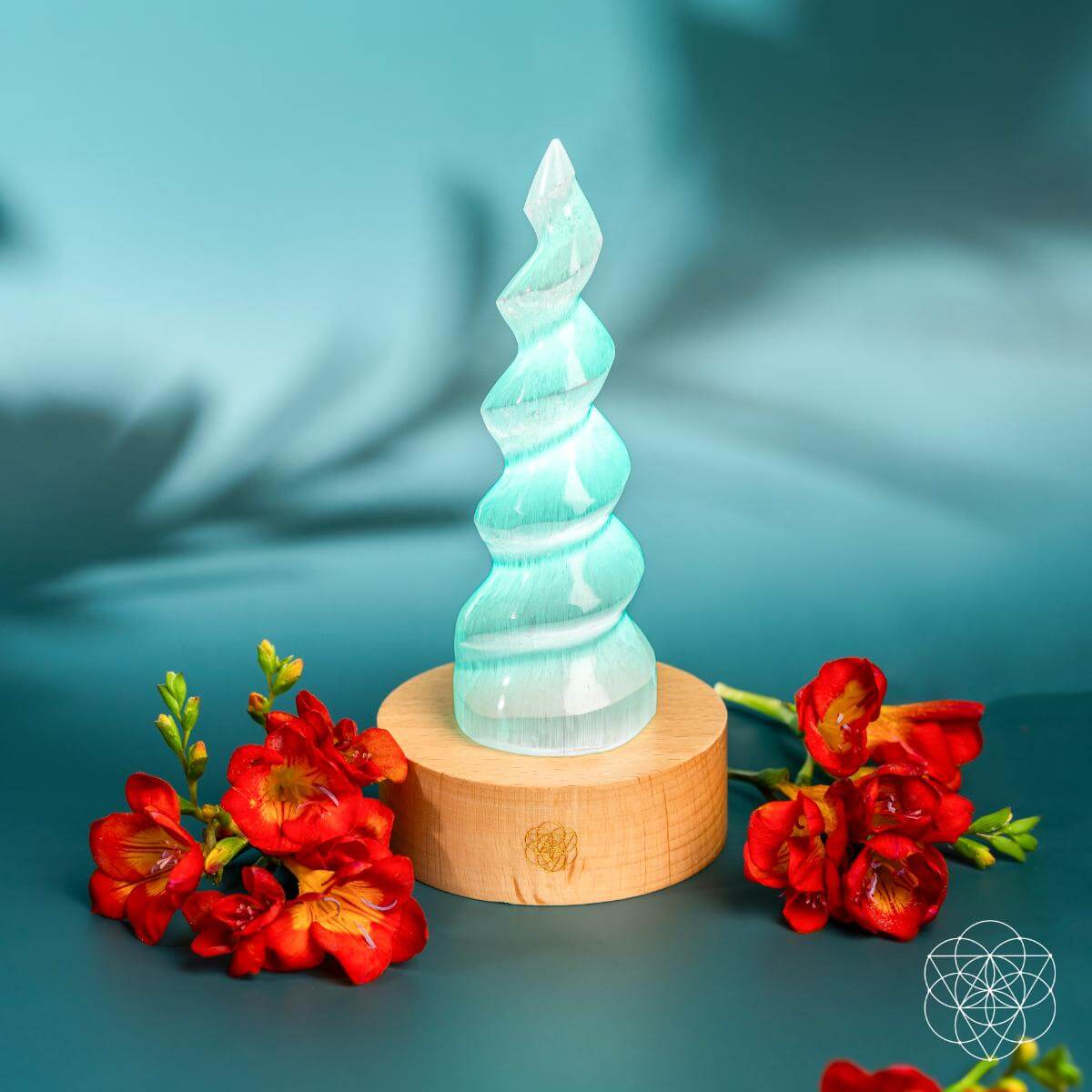 Therapy By Light - Selenite Flame Lamp by Conscious Items at Shirley Shoppe