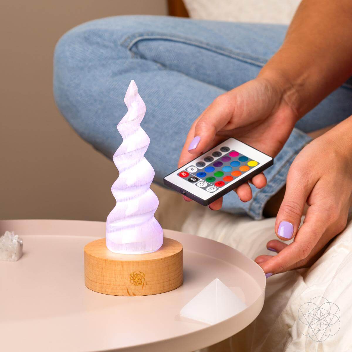 Therapy By Light - Selenite Flame Lamp by Conscious Items at Shirley Shoppe