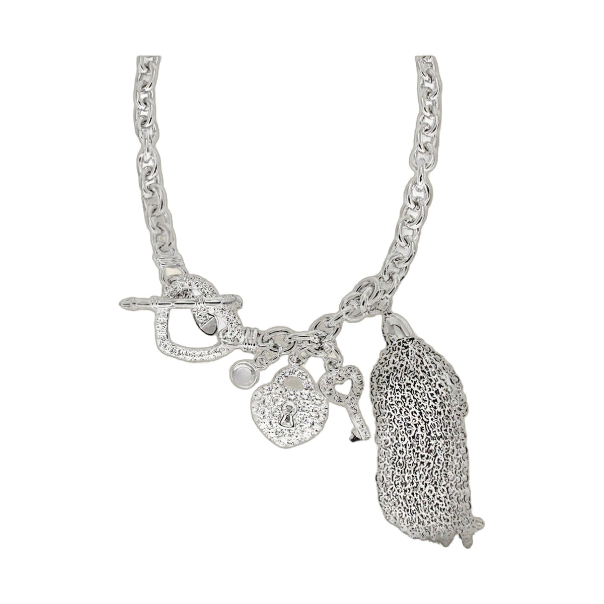 Heart Tassle Necklace