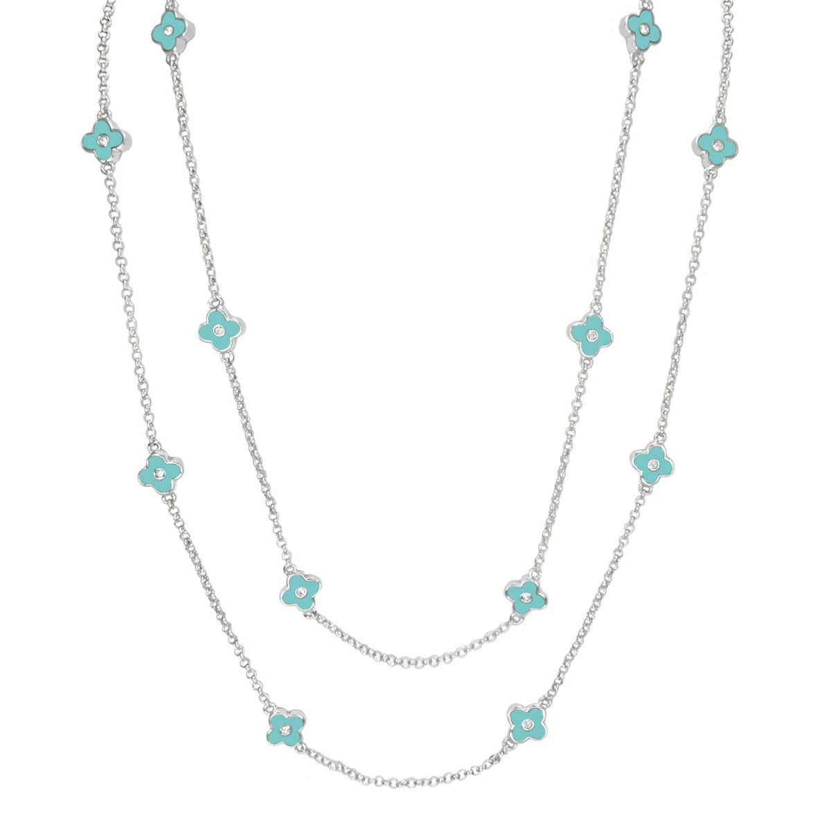Daisy Love Necklace — 48-Inch Framed Flower