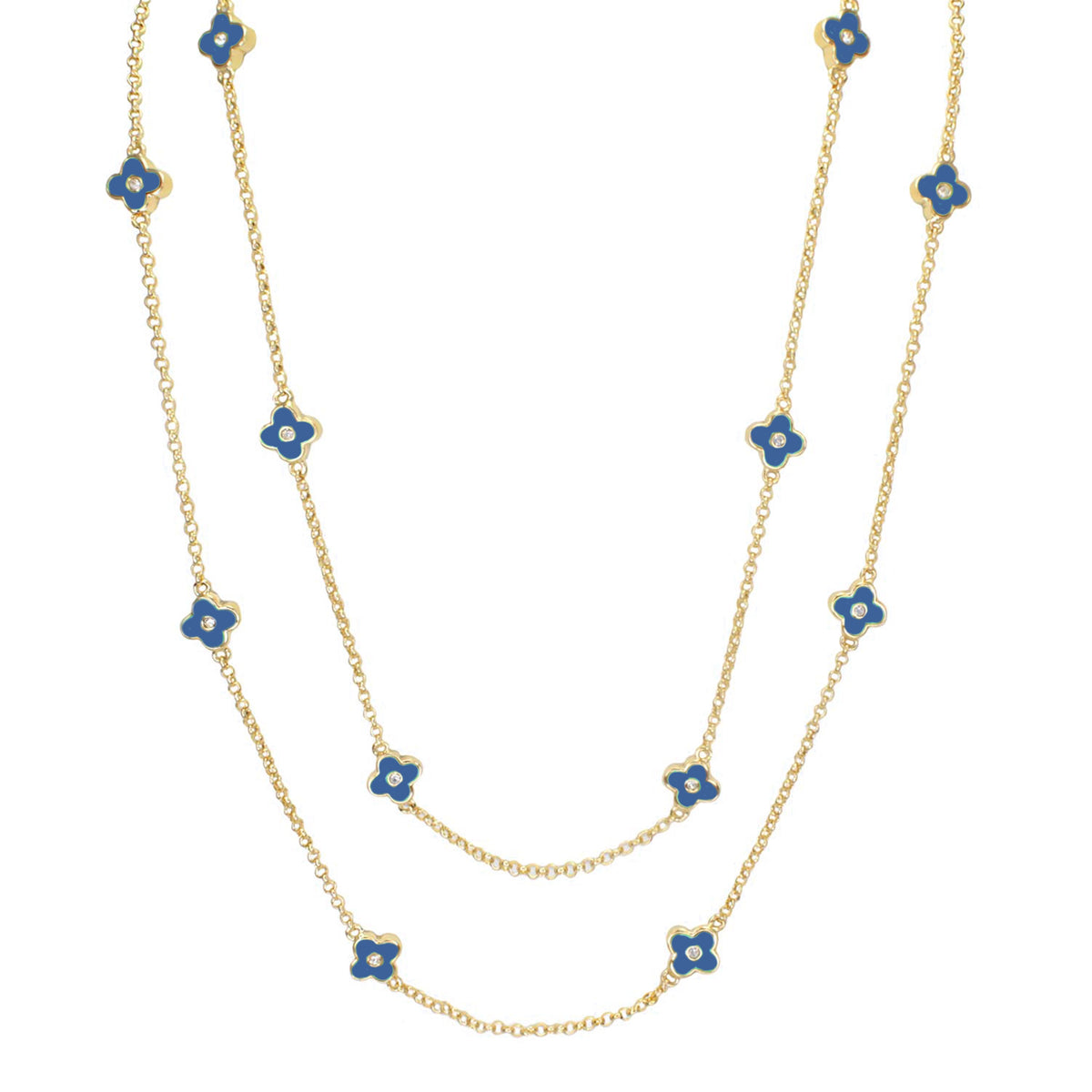 Daisy Love Necklace — 48-Inch Framed Flower