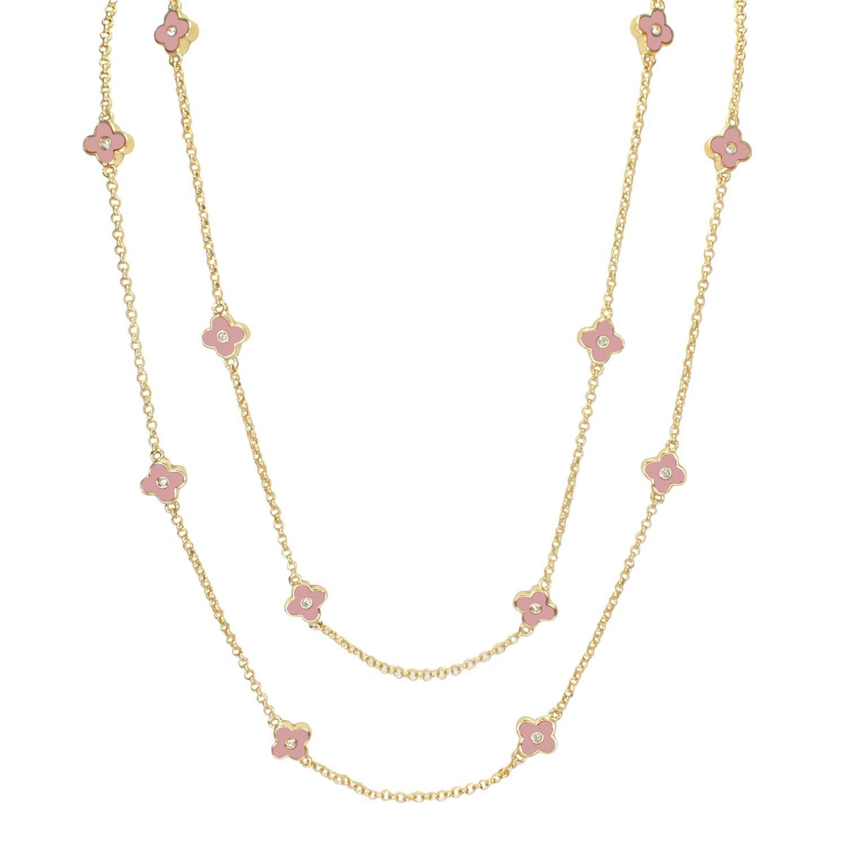 Daisy Love Necklace — 48-Inch Framed Flower