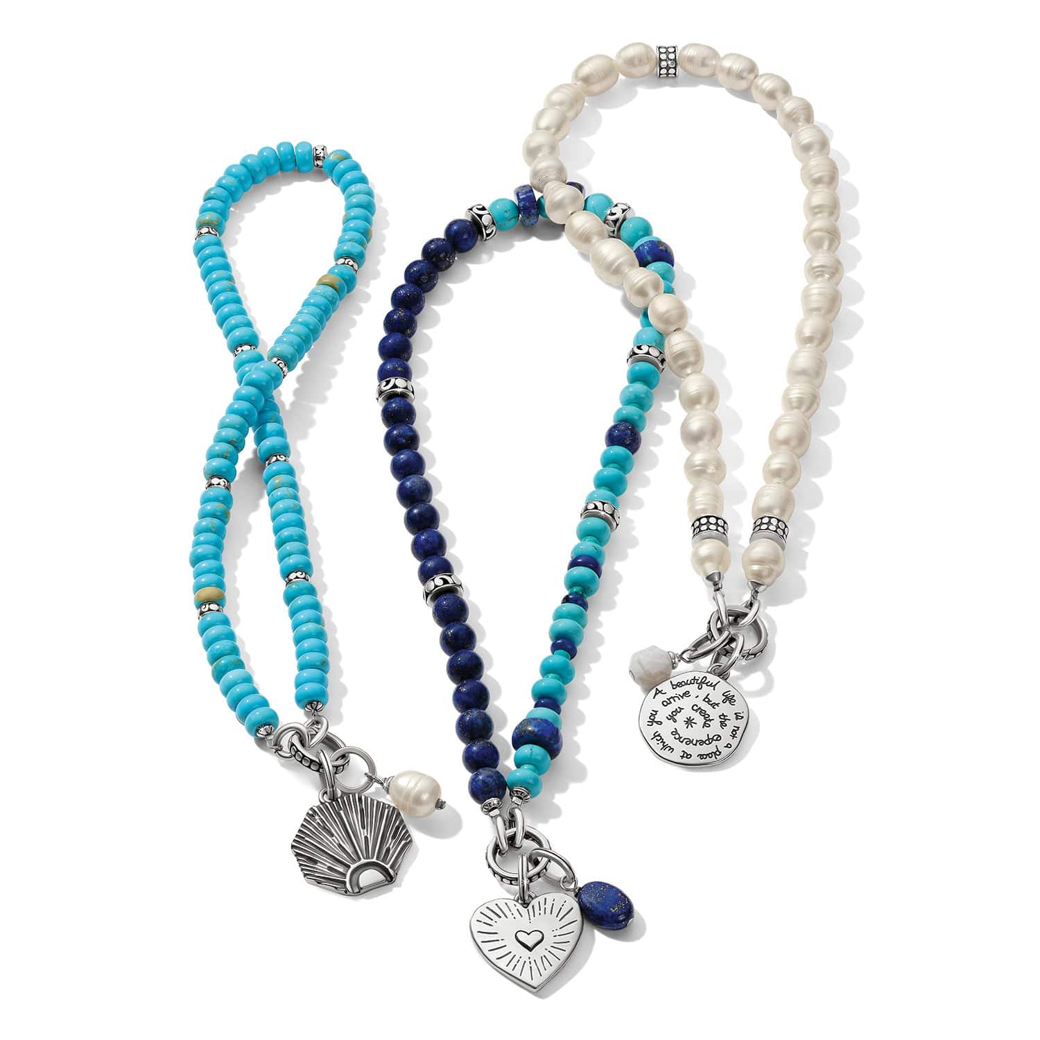 Token Charm Turquoise Necklace