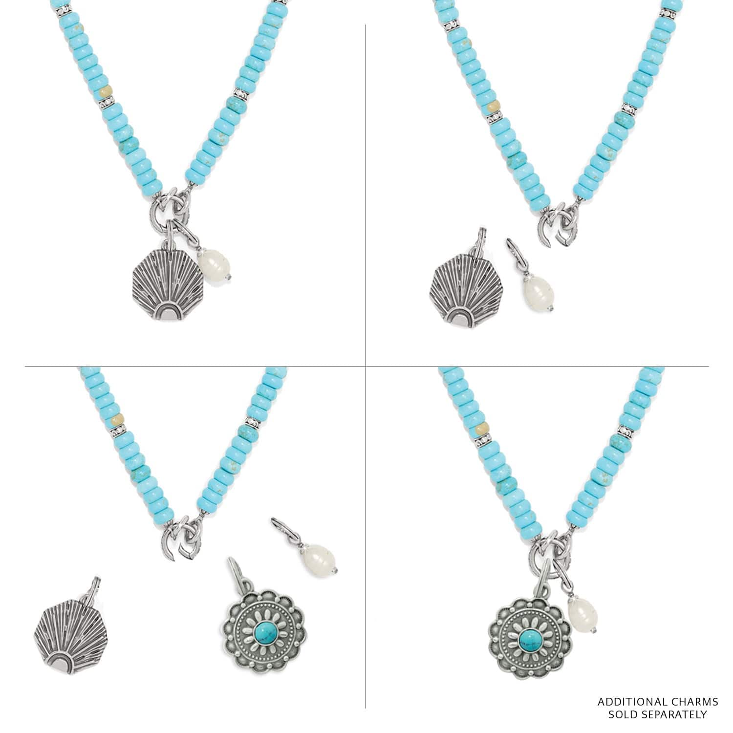 Token Charm Turquoise Necklace