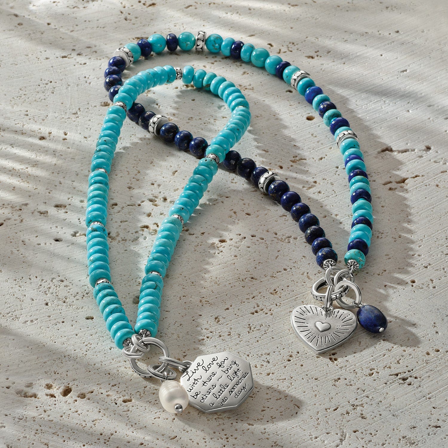 Token Charm Turquoise Necklace