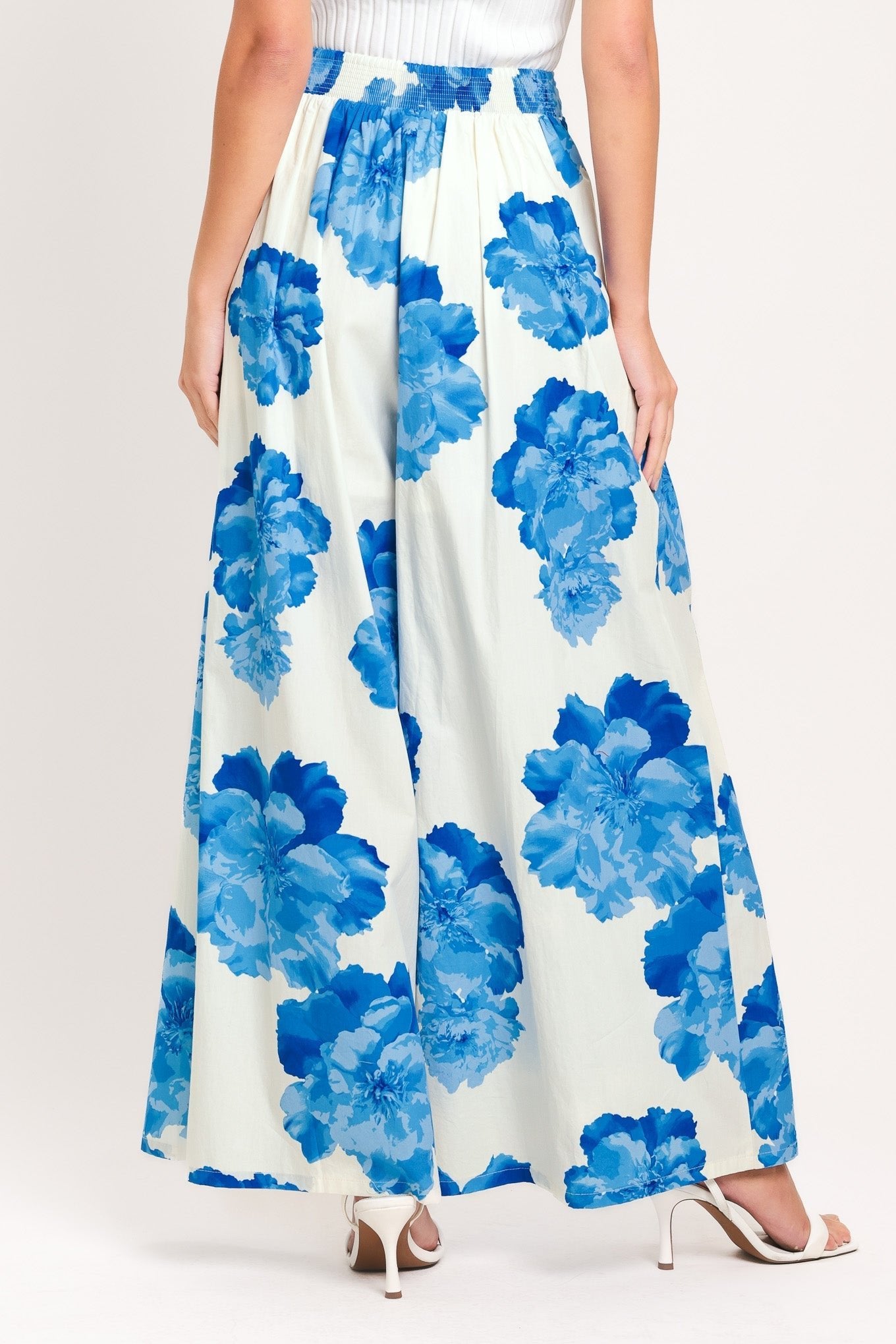 TROPIC BLUE WOVEN PANTS by Flying Tomato at Shirley Shoppe