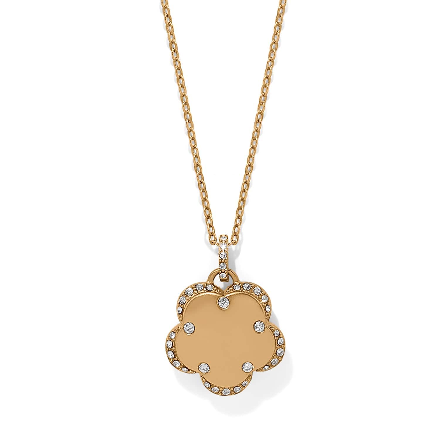 Trust Your Journey Flower Necklace