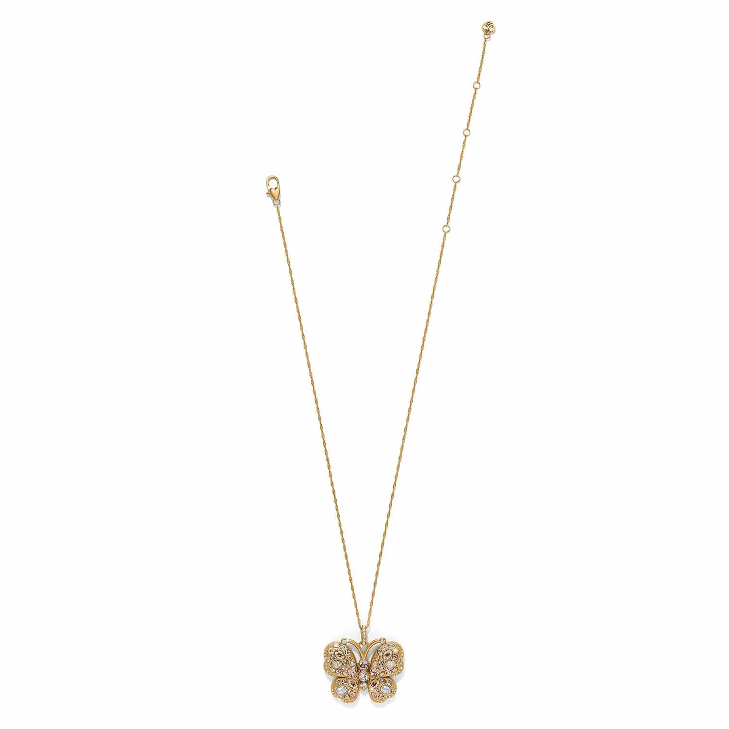 Trust Your Journey Golden Bufferfly Necklace