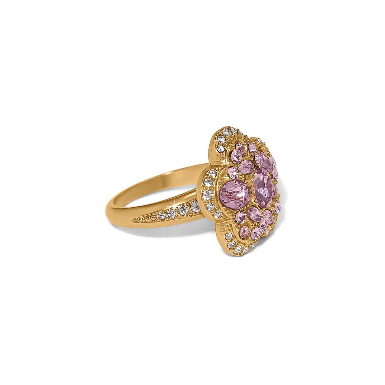Trust Your Journey Golden Flower Ring