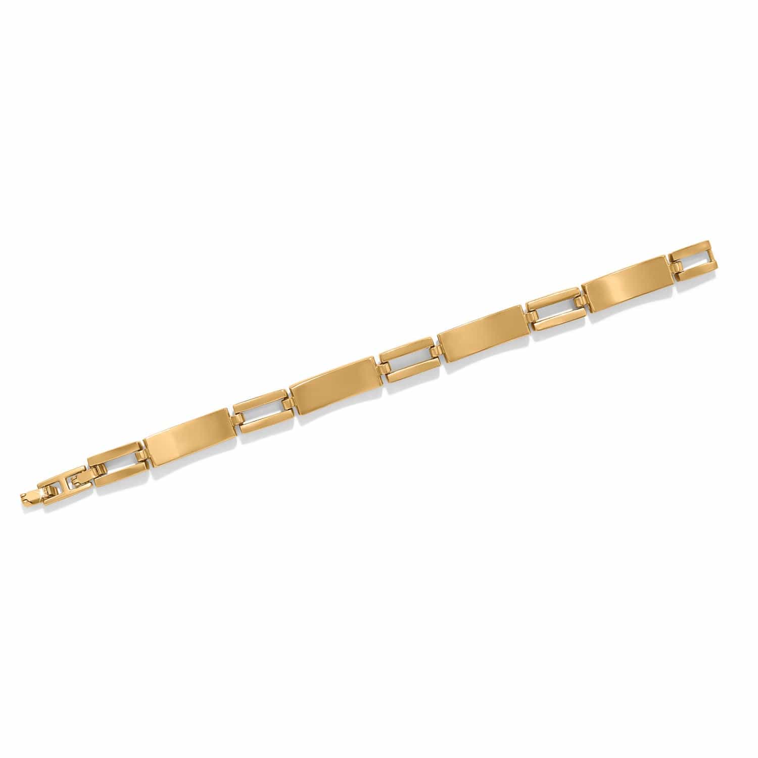 Trust Your Journey Golden Link Bracelet
