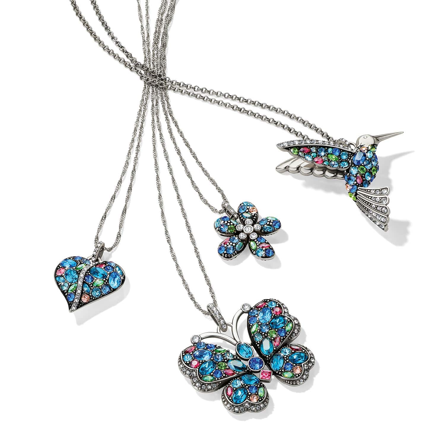 Trust Your Journey Reversible Butterfly Necklace