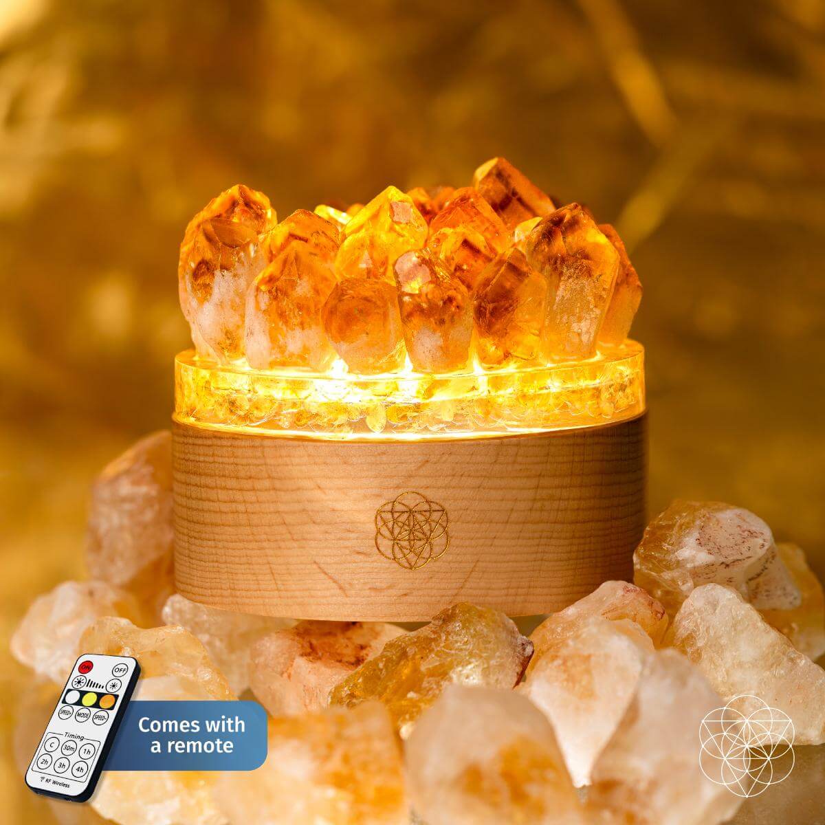 Turn My Life to Gold - Midas Citrine Lamp by Conscious Items at Shirley Shoppe