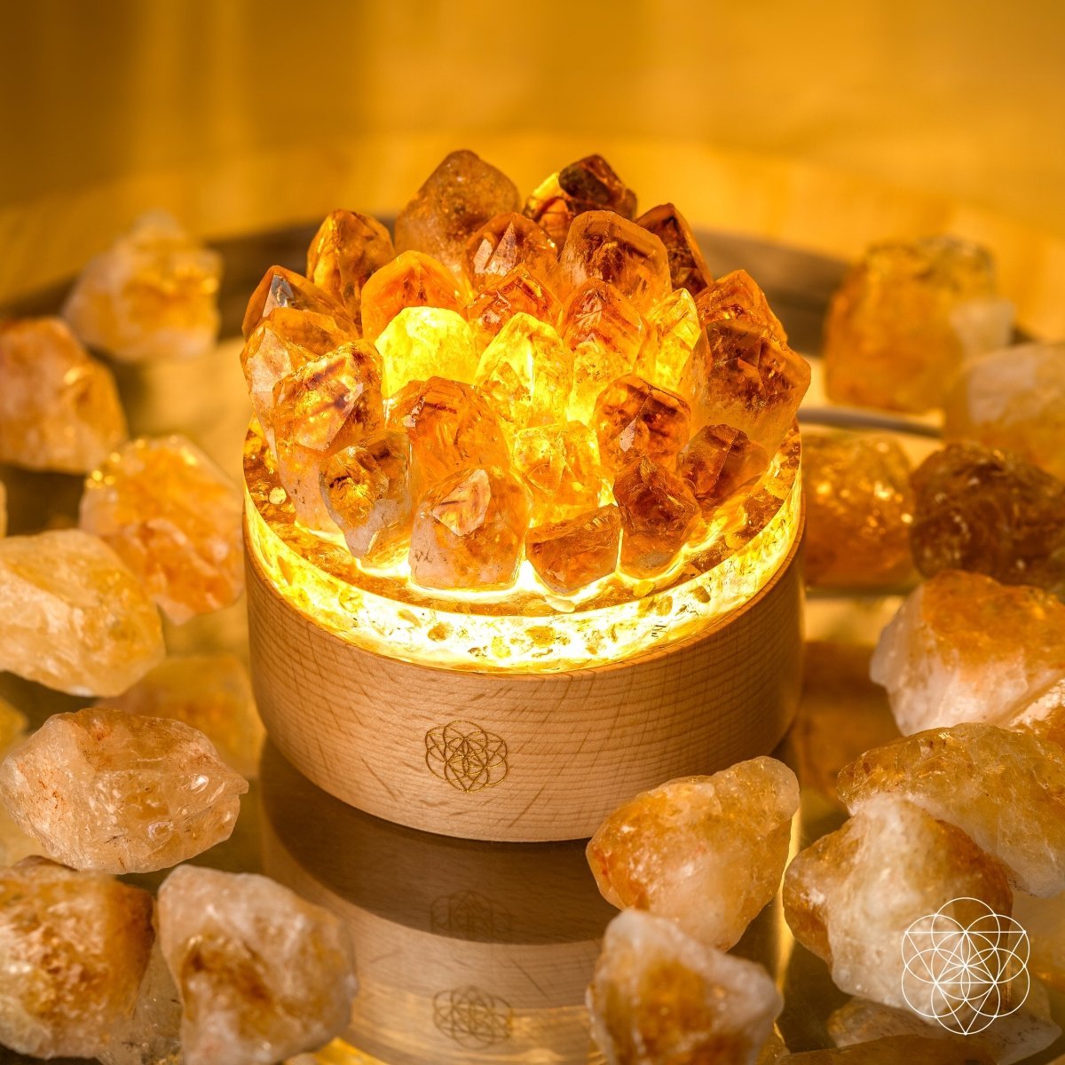 Turn My Life to Gold - Midas Citrine Lamp by Conscious Items at Shirley Shoppe