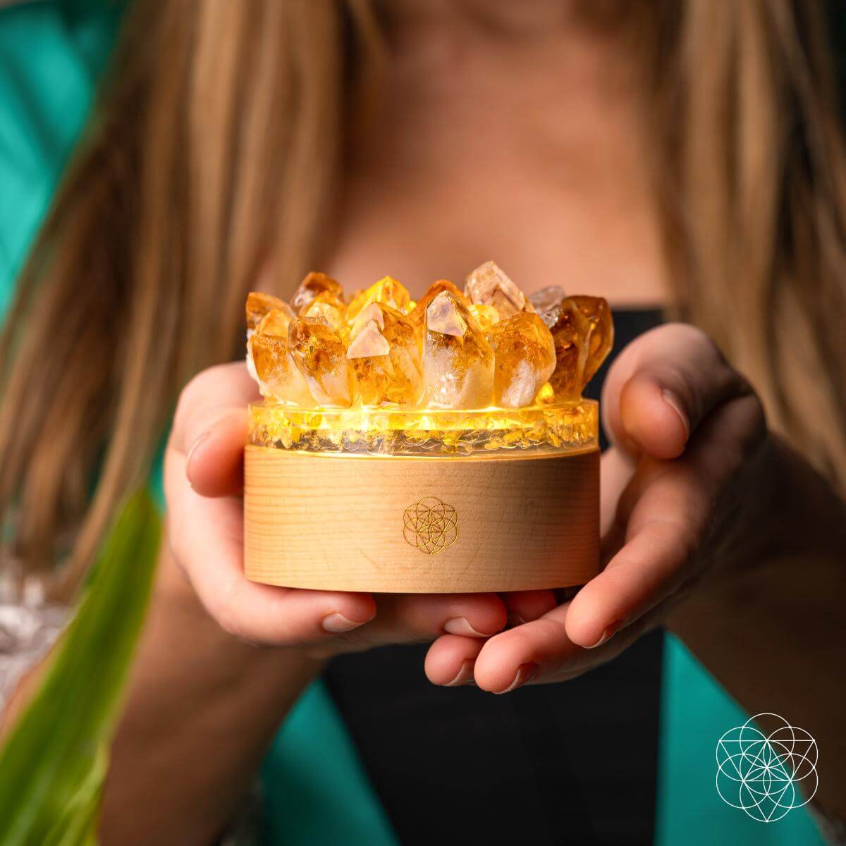 Turn My Life to Gold - Midas Citrine Lamp by Conscious Items at Shirley Shoppe
