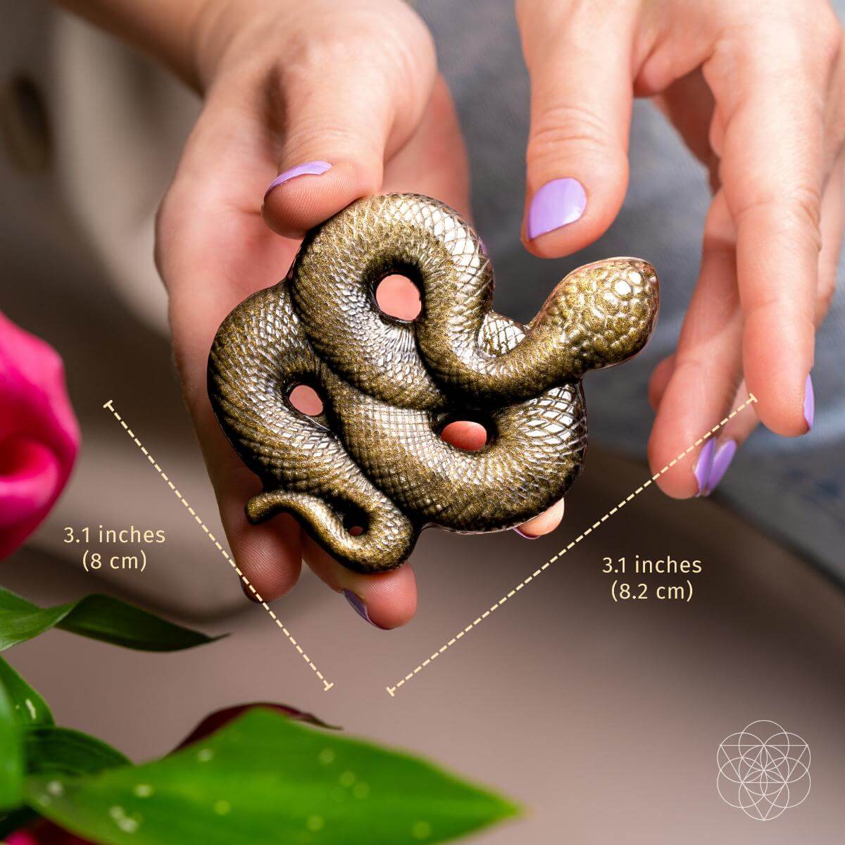 Unbroken: The Gold Obsidian Serpent Totem by Conscious Items at Shirley Shoppe