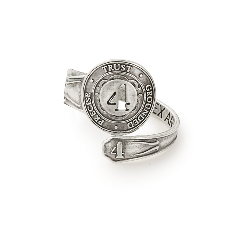 Number Spoon Ring