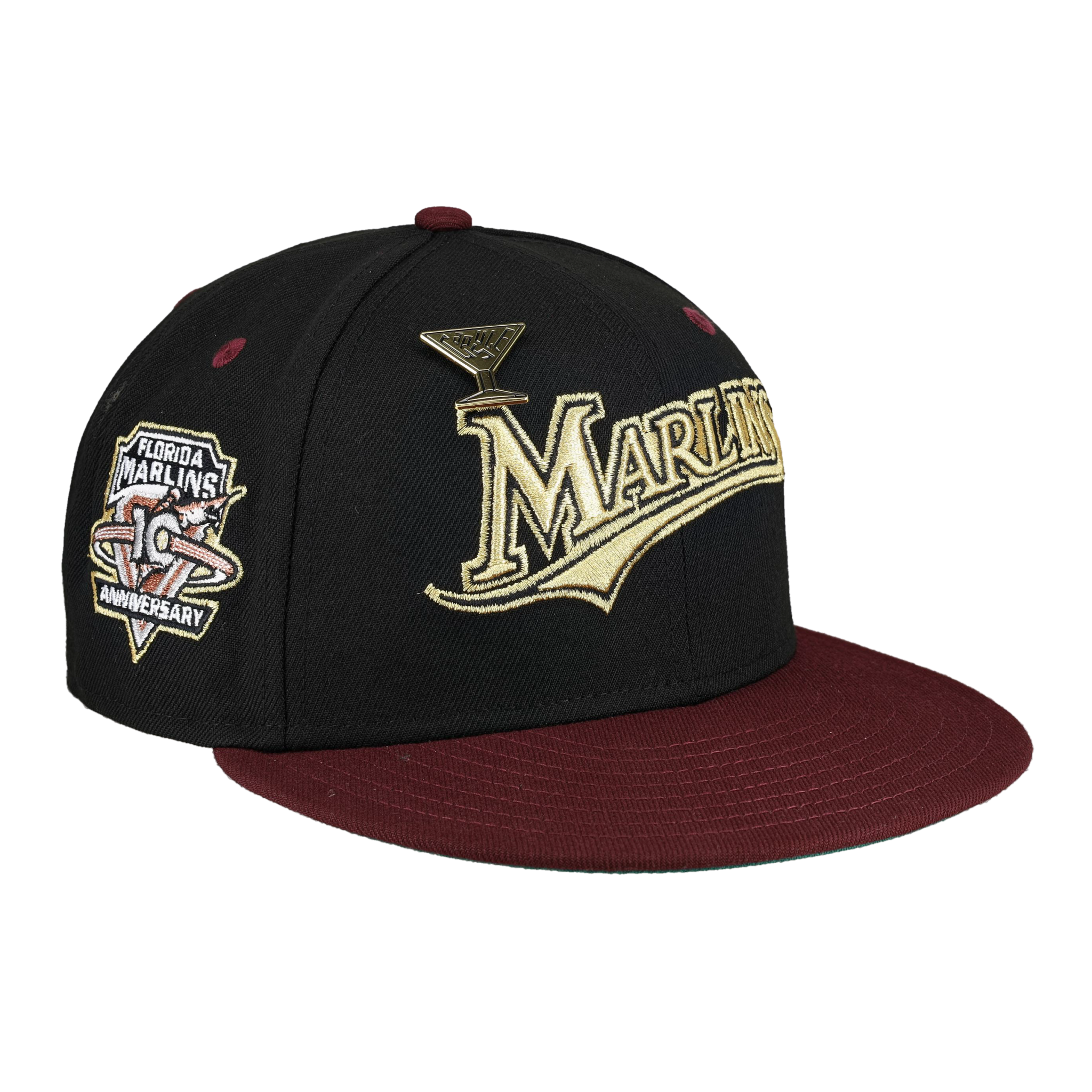 Florida Marlins Upper Class Collection 10th Anniversary Fitted Hat