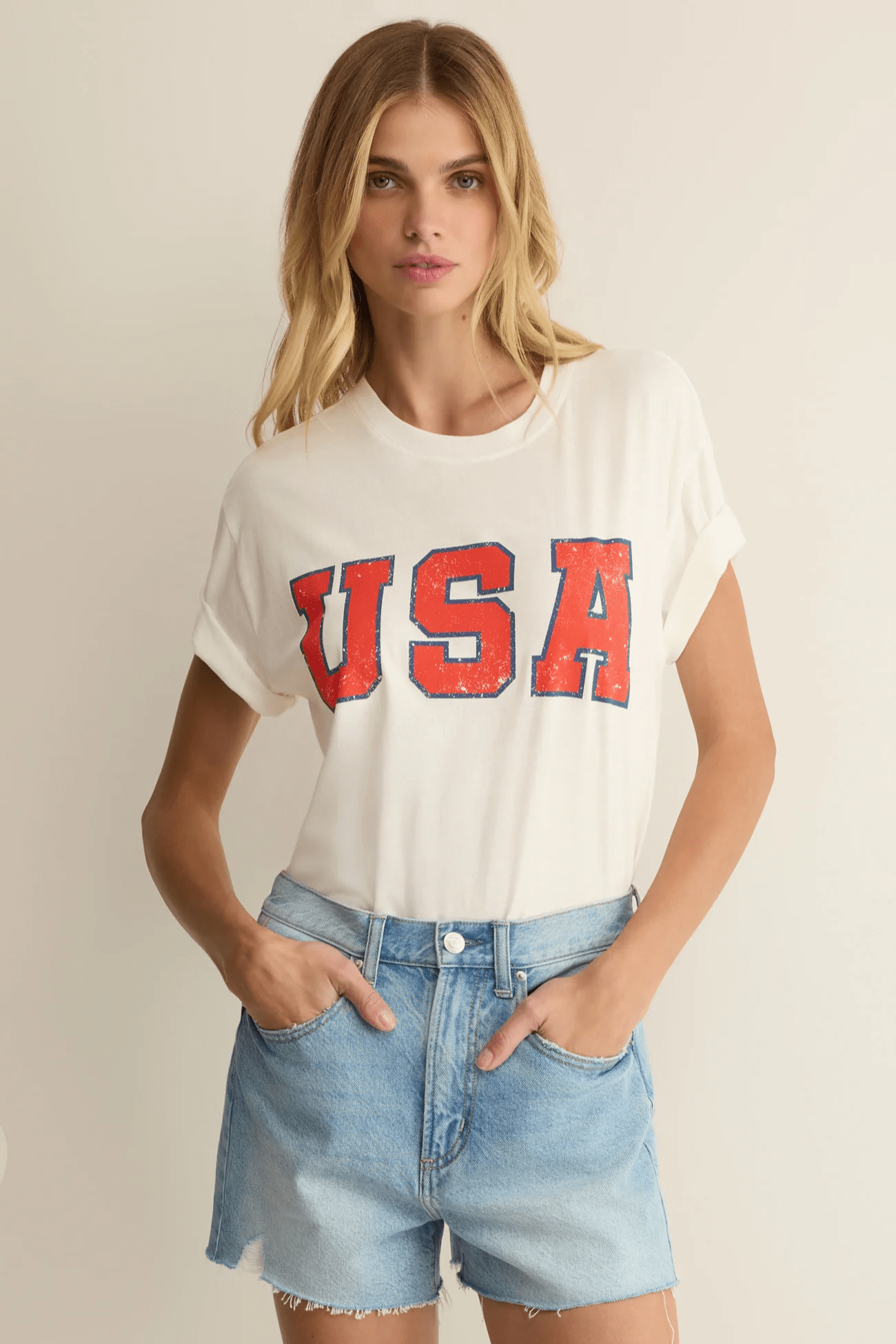 USA Boyfriend Tee by z supply at Shirley Shoppe