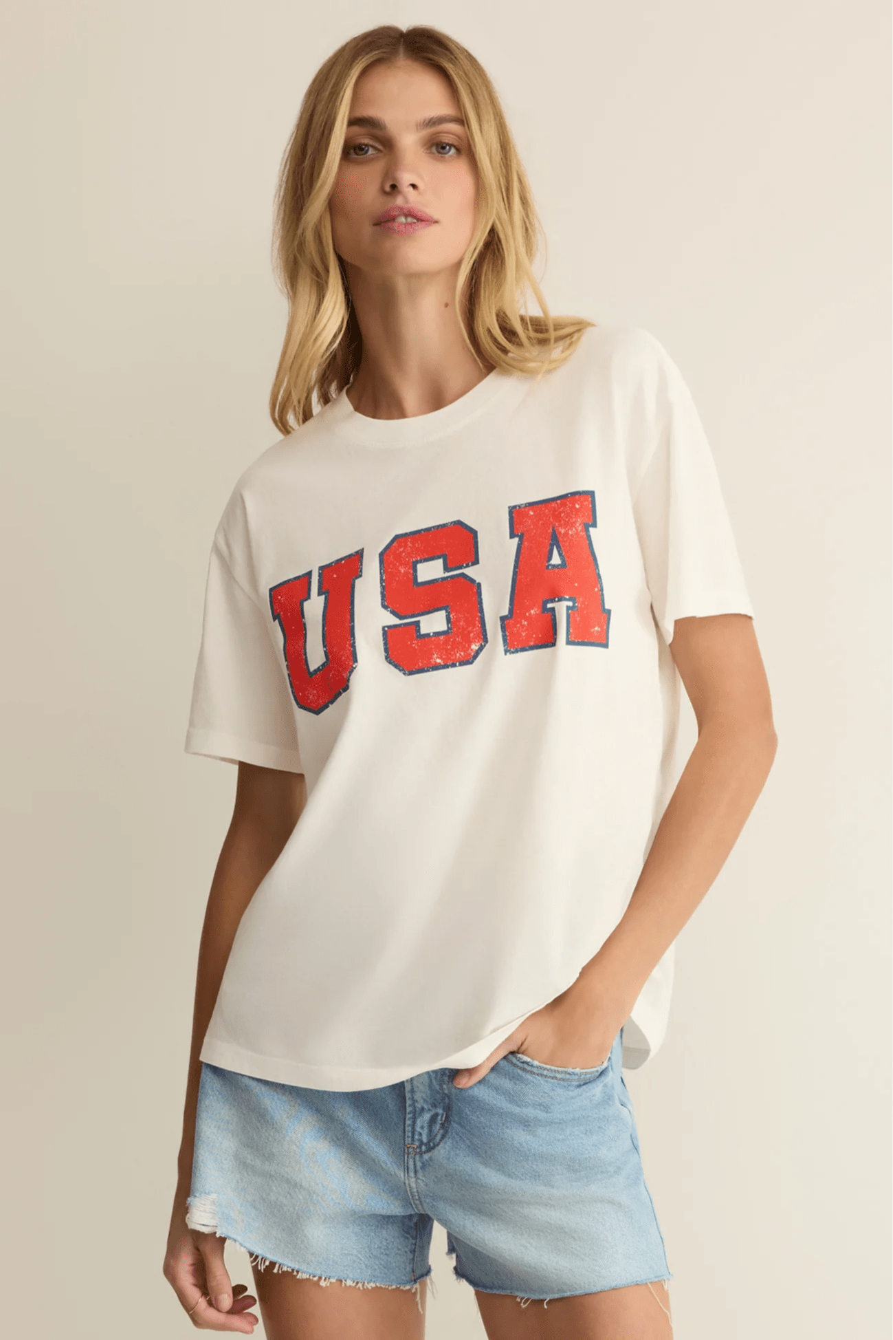 USA Boyfriend Tee by z supply at Shirley Shoppe