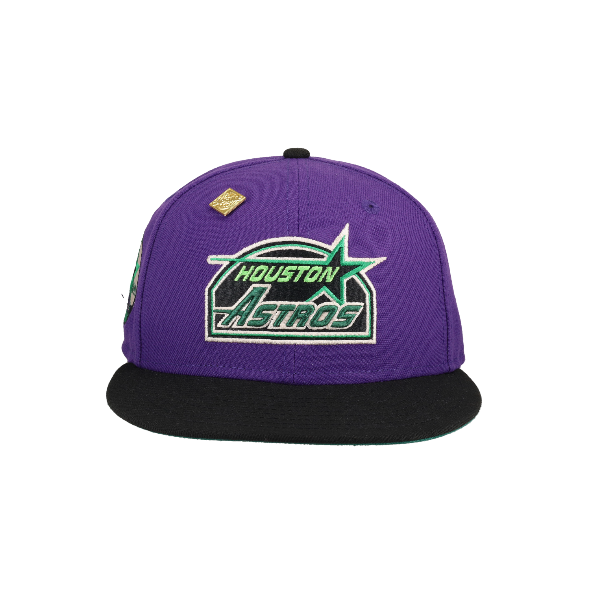 Houston Astros 35 Great Years Patch Purple 59Ffity Fitted Hat