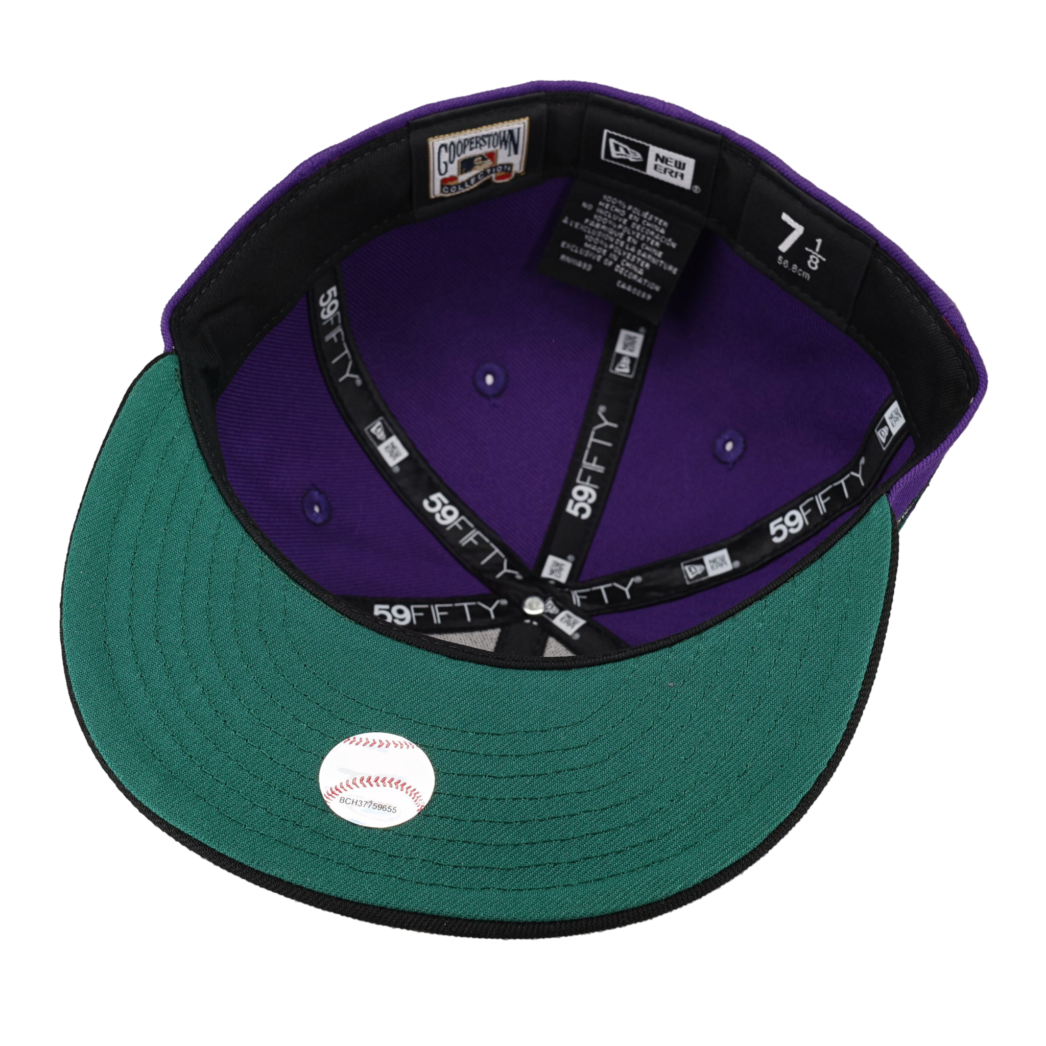 Houston Astros 35 Great Years Patch Purple 59Ffity Fitted Hat
