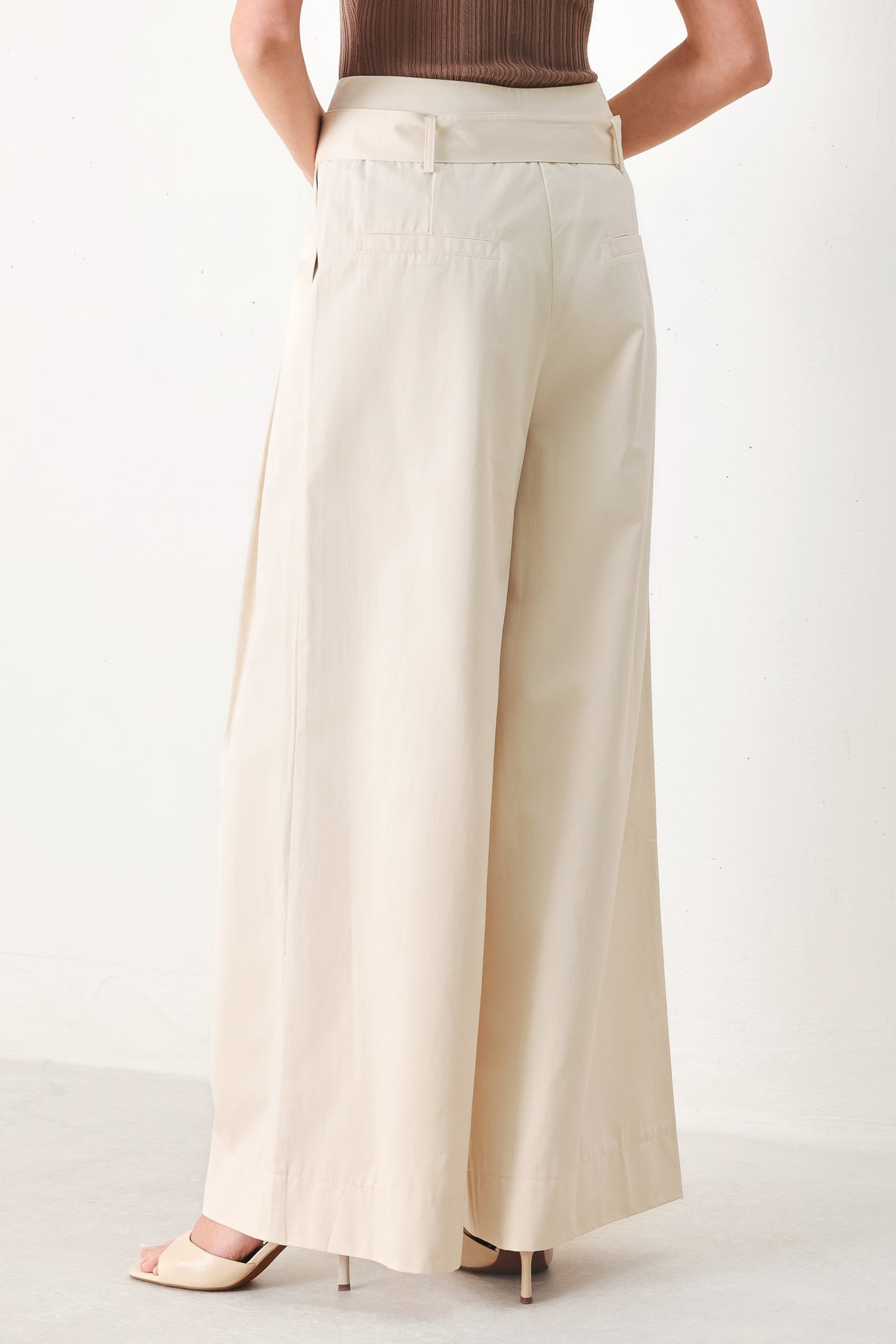 VELA WIDE WOVEN PANTS by Flying Tomato at Shirley Shoppe