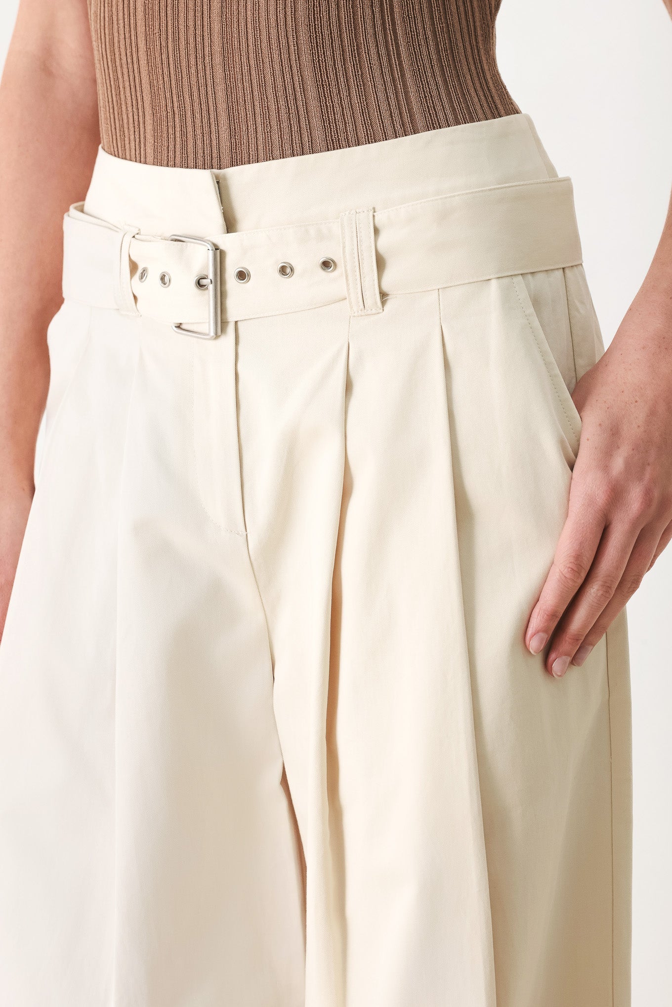 VELA WIDE WOVEN PANTS by Flying Tomato at Shirley Shoppe