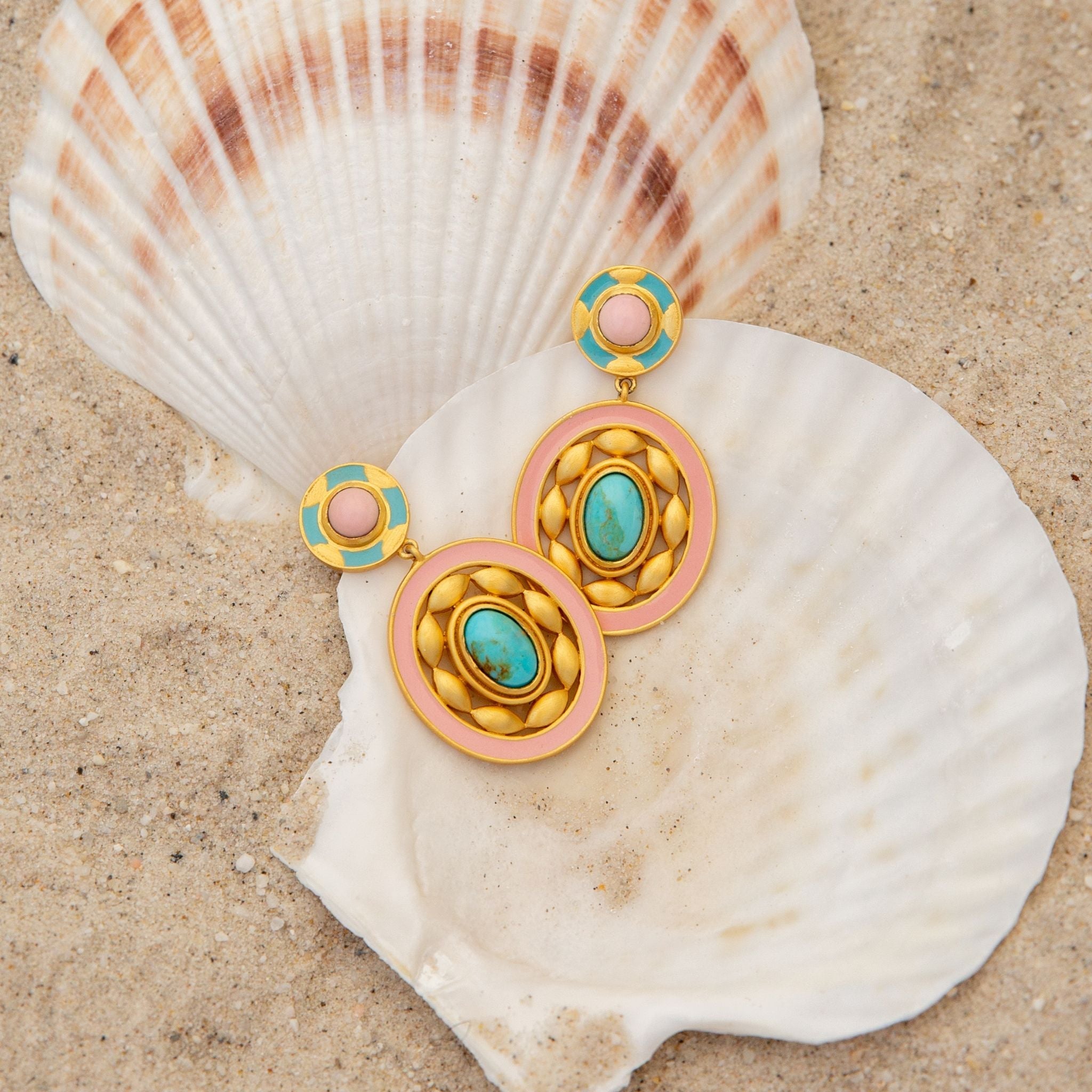 Venice Statement Earrings by Christina Greene at Shirley Shoppe