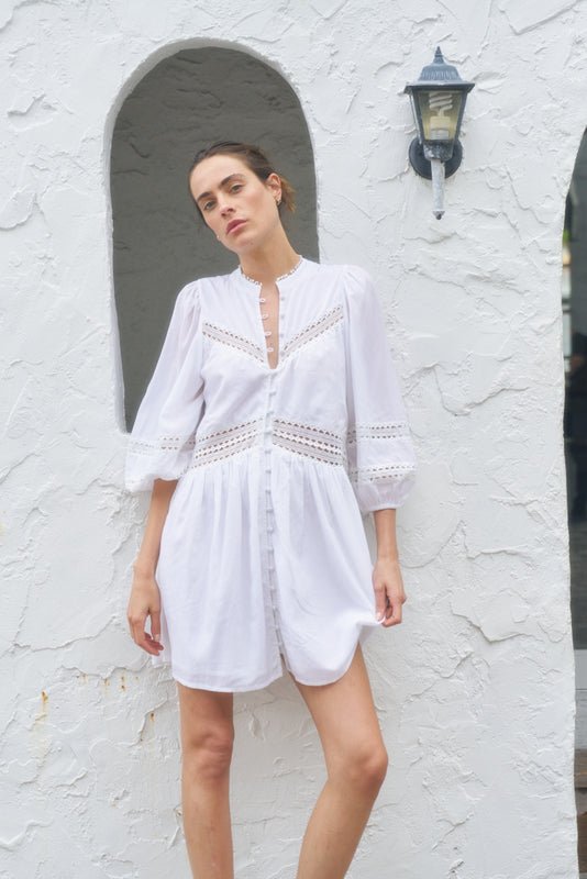 Vienna Dress White by Shop Elan at Shirley Shoppe