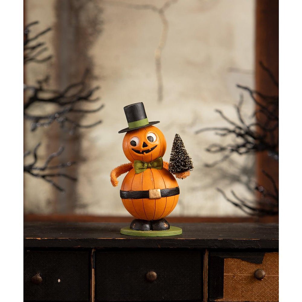 Vintage Jolly Pumpkinman by Bethany Lowe Designs by Quirks! at Shirley Shoppe