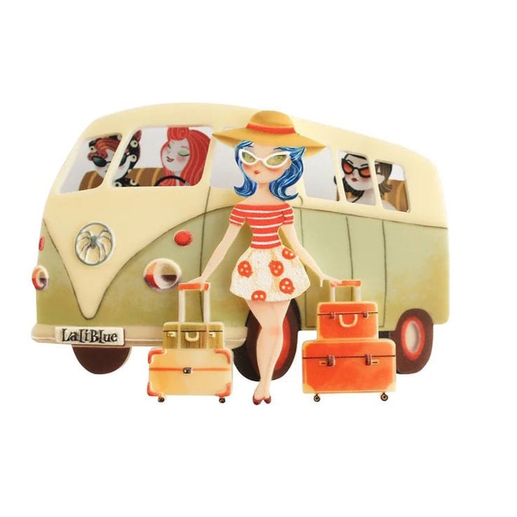 Vintage Van Brooch by Laliblue by Quirks! at Shirley Shoppe