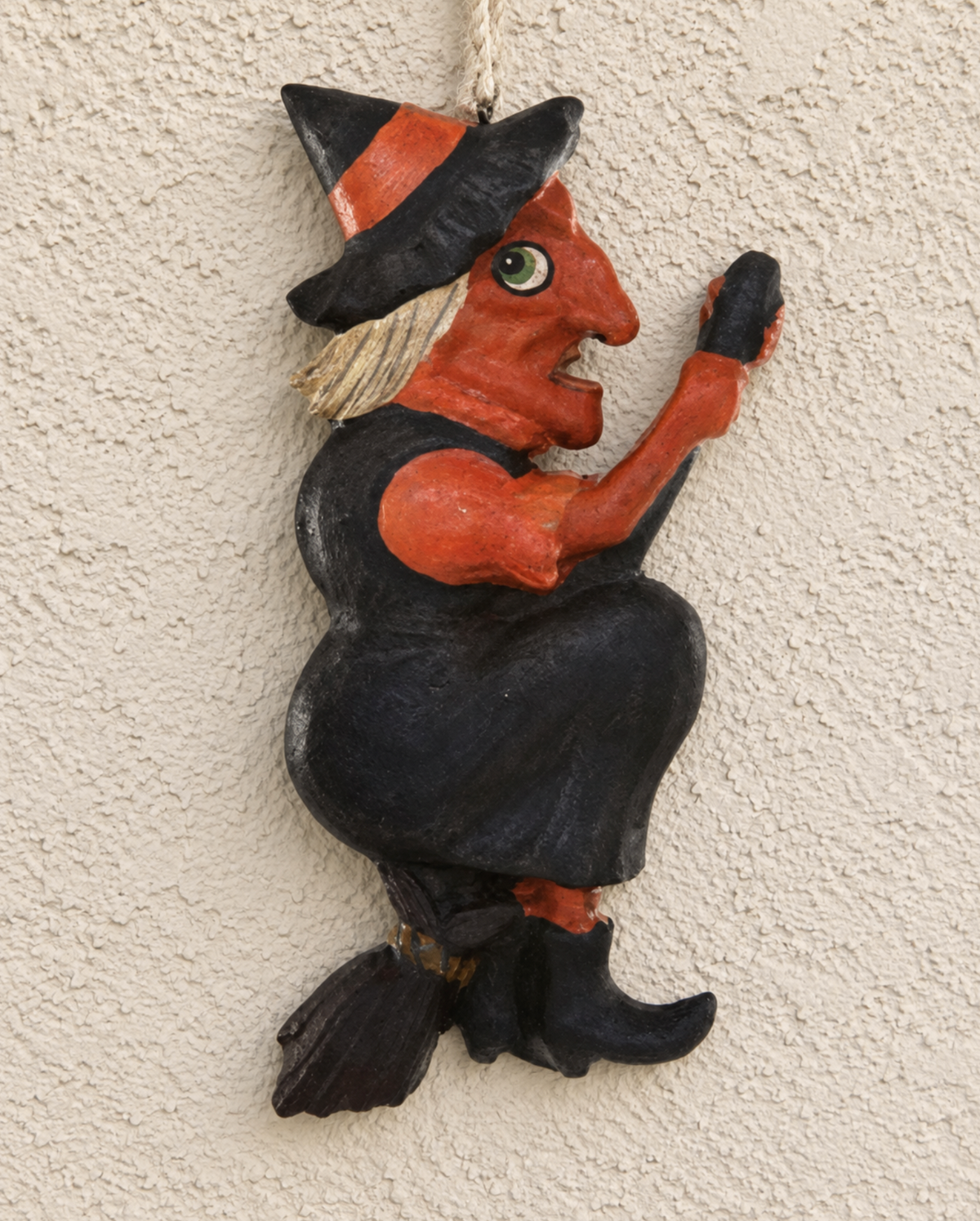 Vintage Halloween Witch Wall Decor