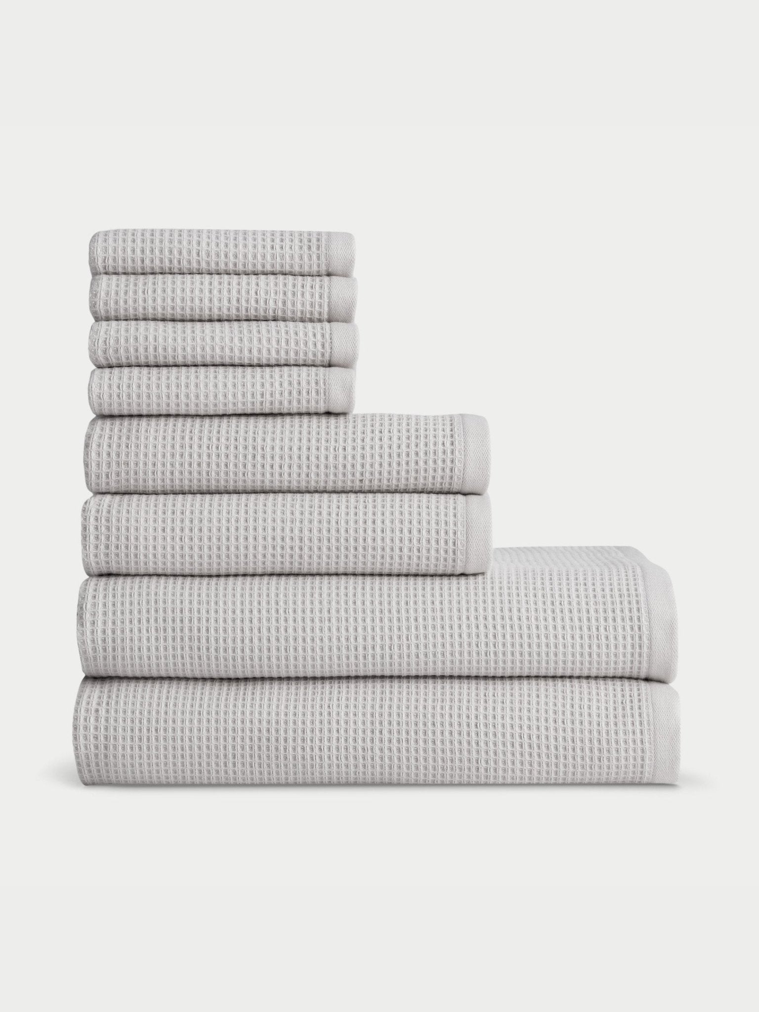 Waffle Bath Towel Set by Cozy Earth at Shirley Shoppe