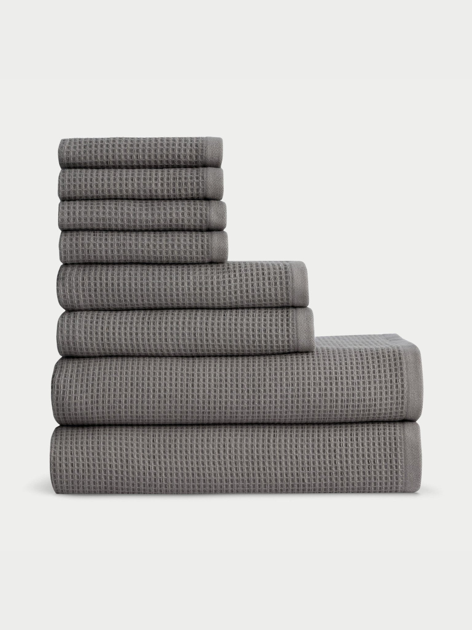 Waffle Bath Towel Set by Cozy Earth at Shirley Shoppe
