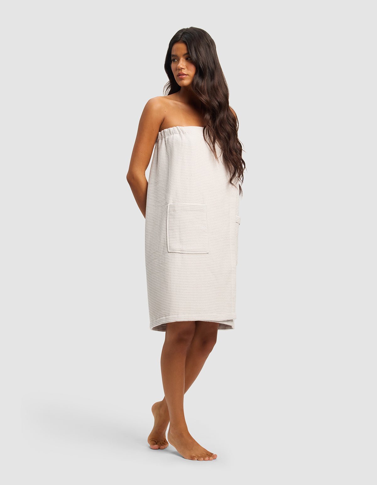 Waffle Bath Wrap by Cozy Earth at Shirley Shoppe