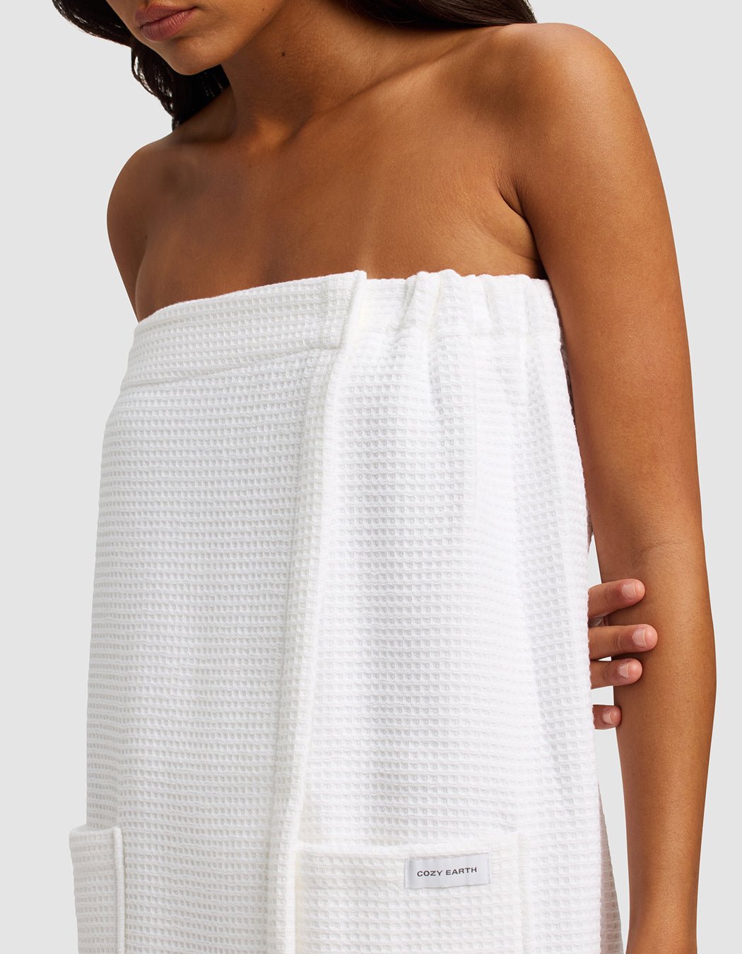 Waffle Bath Wrap by Cozy Earth at Shirley Shoppe