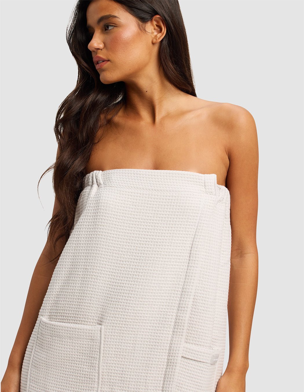 Waffle Bath Wrap by Cozy Earth at Shirley Shoppe