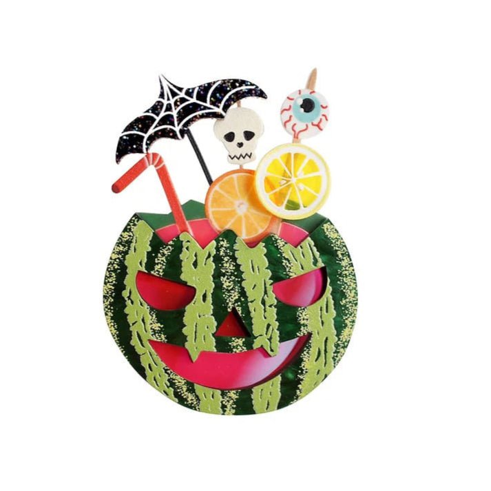 Watermelon Cocktail Brooch by Laliblue by Quirks! at Shirley Shoppe