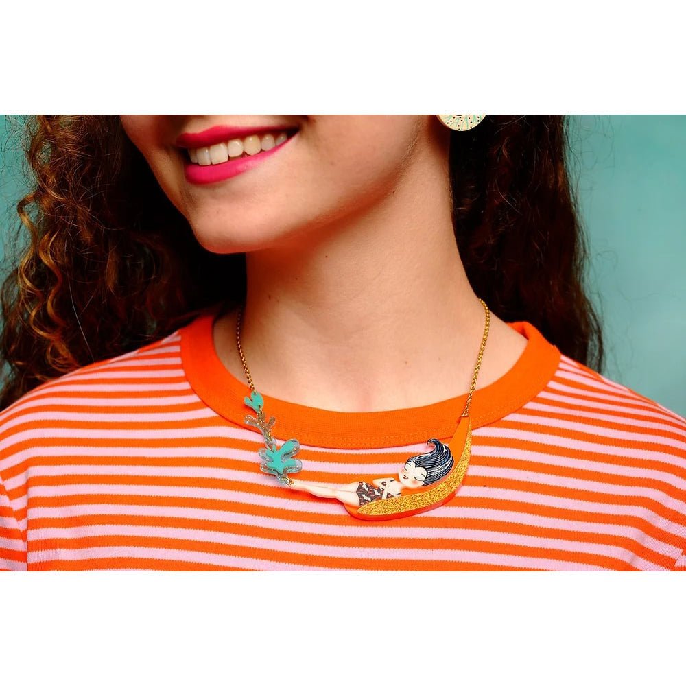 Waterslide Necklace by Laliblue by Quirks! at Shirley Shoppe