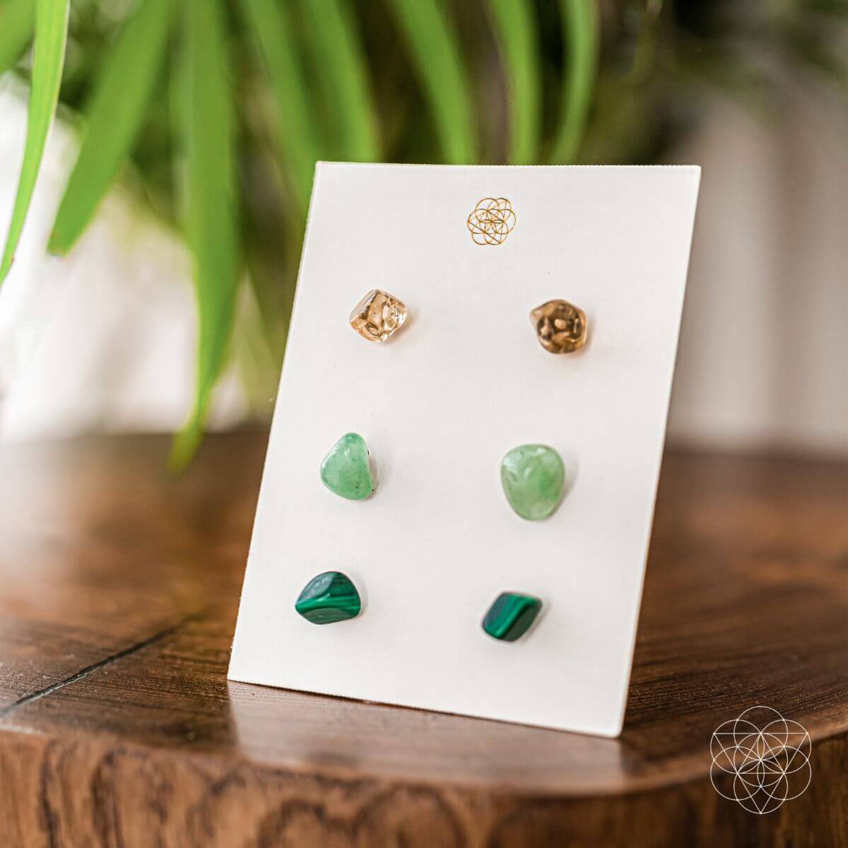 Wealth and Abundance Earring Set by Conscious Items at Shirley Shoppe