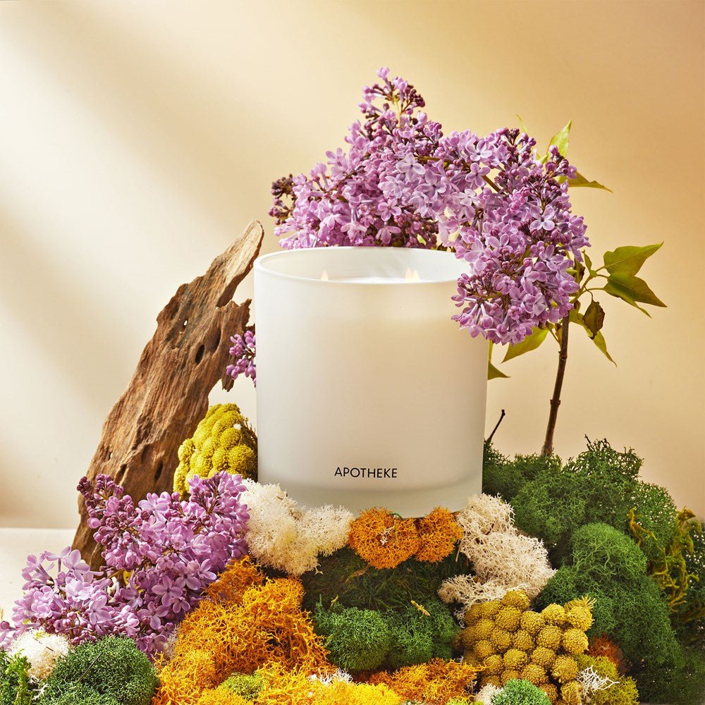 White Vetiver 3-Wick Candle by APOTHEKE at Shirley Shoppe